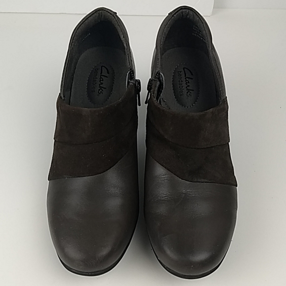 Clark's Bendables Leather Uppers w/ Suede Size 8.5 - Picture 2 of 8